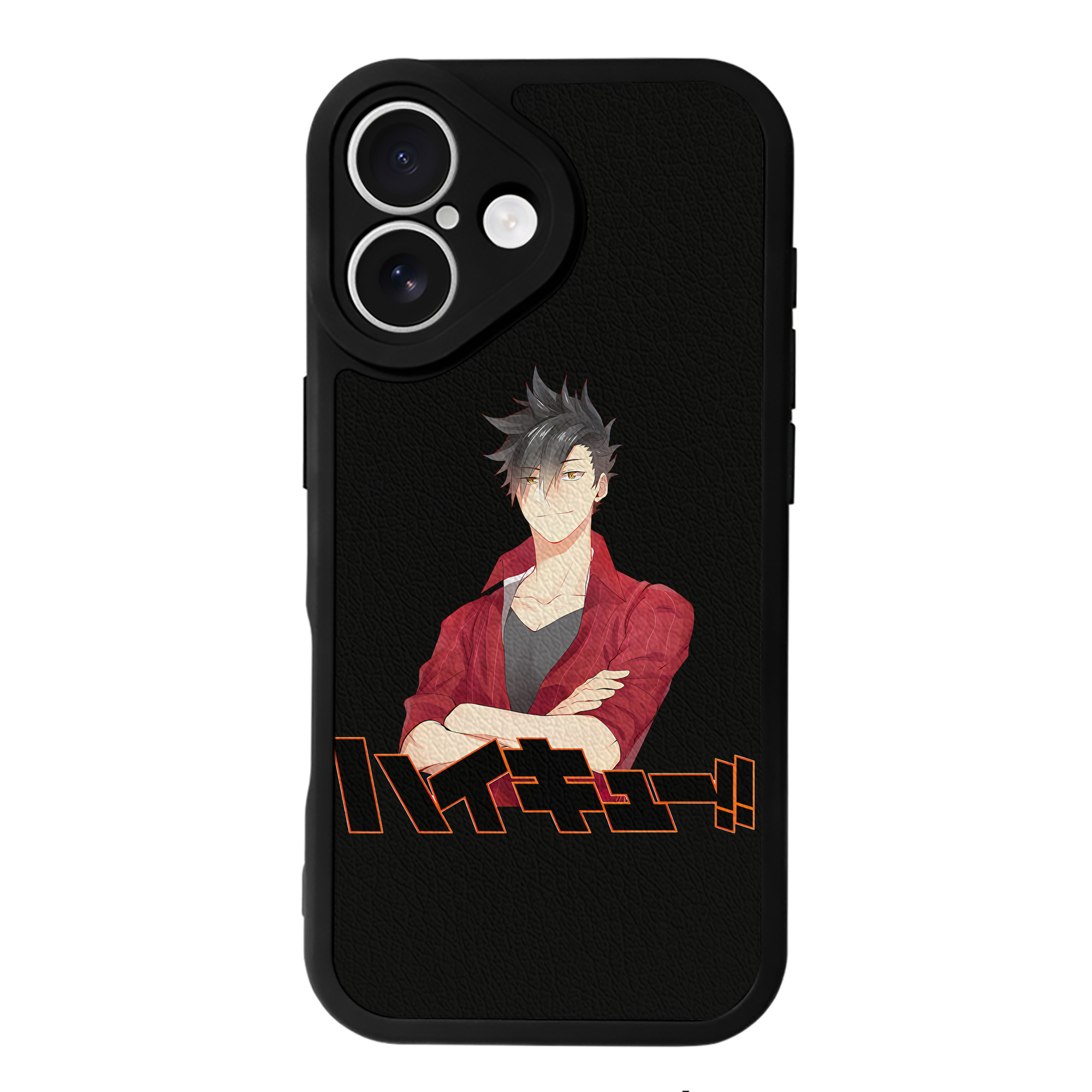 （画像用） ハイキュー!! Haikyu!! 【iPhone 16シリーズ対応】シリコンスマホケース（レザー調） 材質：シリコン